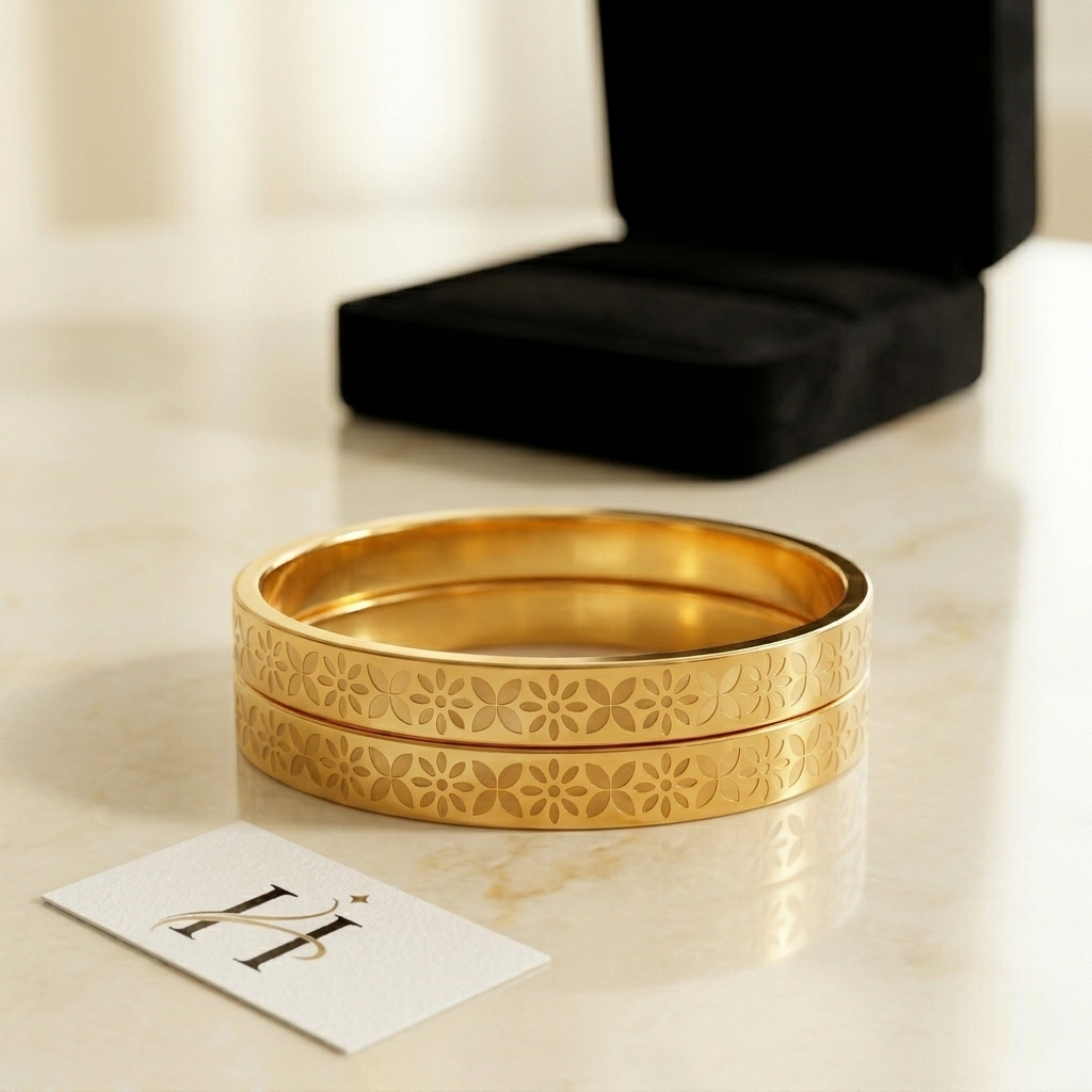 Noor-e-Zar Premium Bangle pair for Women ๐ธ๐ฅ