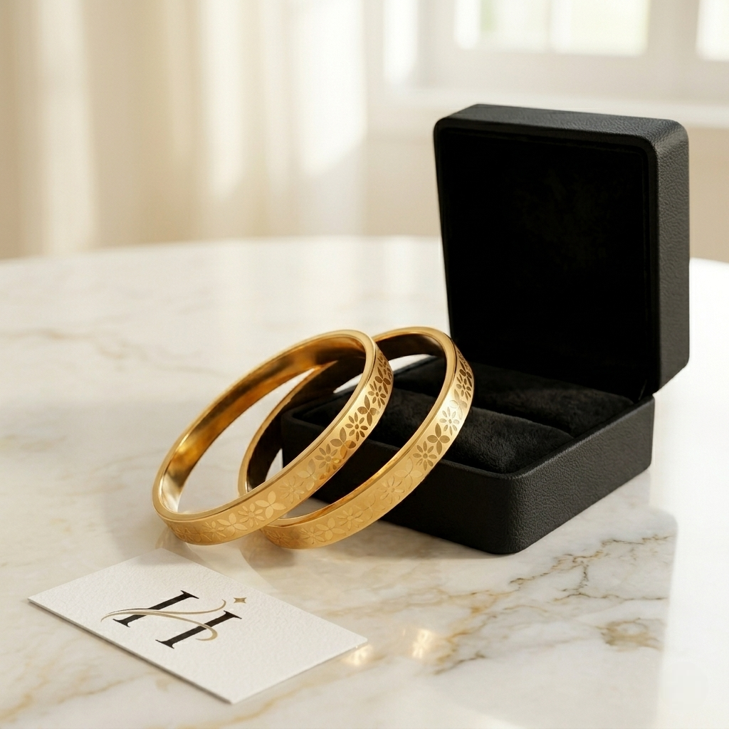 Noor-e-Zar Premium Bangle pair for Women 👸🥀