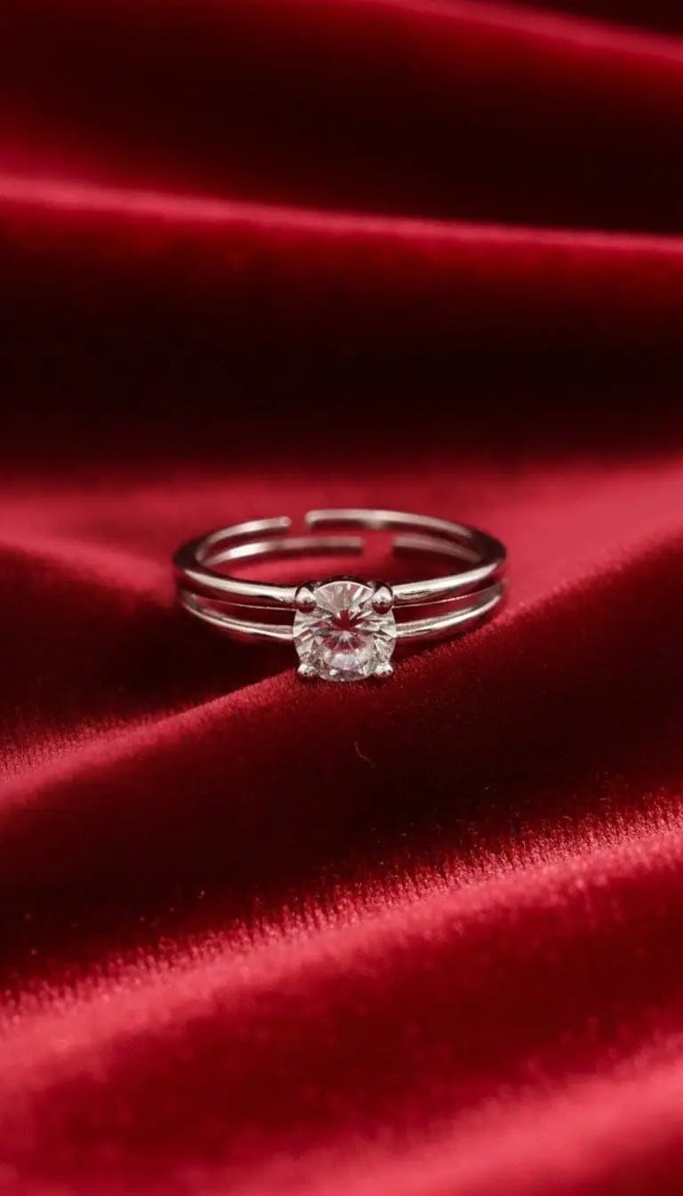 Fine Touch Artificial Diamond Ring for Ladies 👸